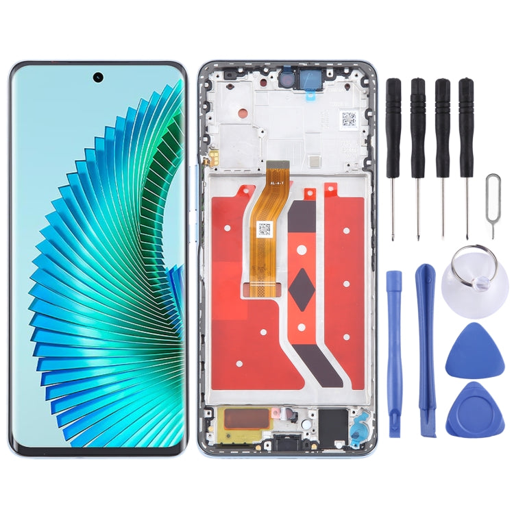 For Honor Magic6 Lite Original LCD Screen Digitizer Full Assembly with Frame (Blue) - LCD Screen by PMC TechLife | Online Shopping South Africa | PMC TechLife