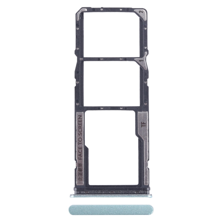 For Xiaomi Redmi Note 12 4G SIM Card Tray + SIM Card Tray + Micro SD Card Tray (Green) - Card Tray by PMC TechLife | Online Shopping South Africa | PMC TechLife