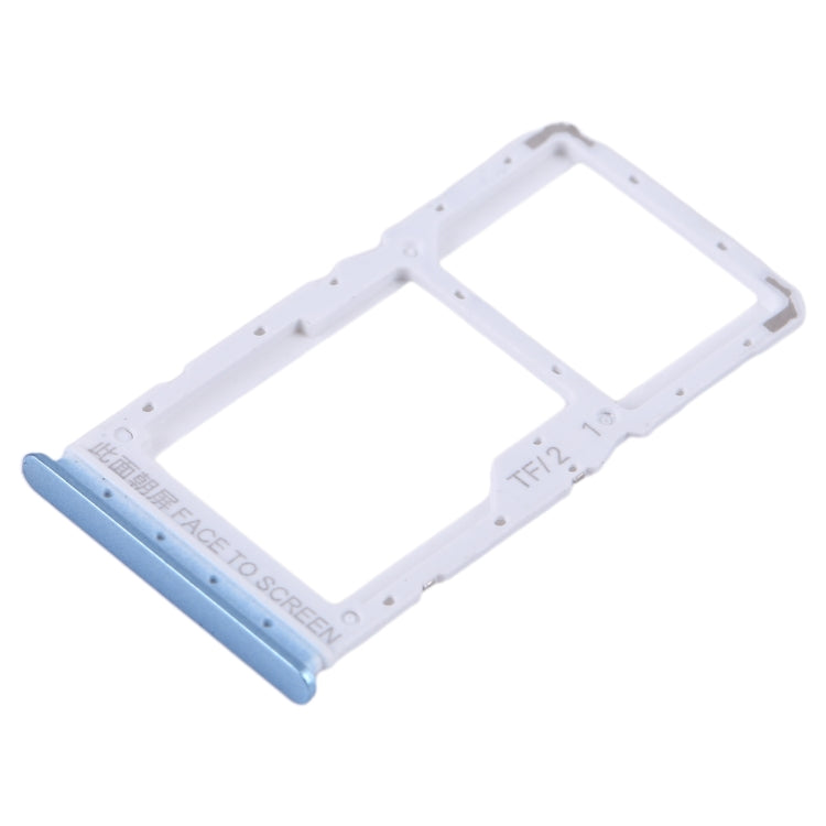 For Xiaomi Redmi Note 12 5G SIM Card Tray + SIM / Micro SD Card Tray (Blue) - Card Tray by PMC TechLife | Online Shopping South Africa | PMC TechLife