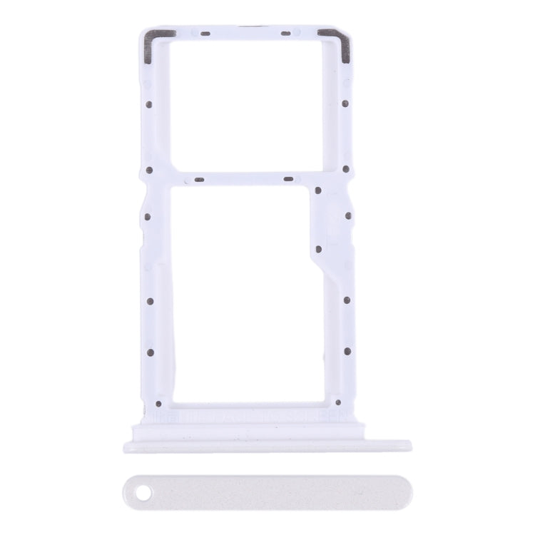 For Xiaomi Redmi Note 13 5G SIM Card Tray + SIM / Micro SD Card Tray (White) - Card Tray by PMC TechLife | Online Shopping South Africa | PMC TechLife