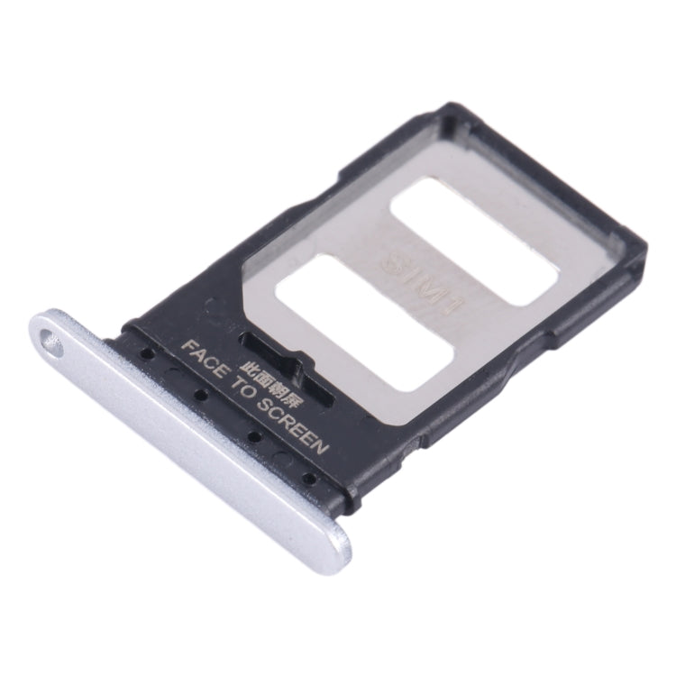 For Xiaomi Redmi Note 13 Pro+ SIM Card Tray + SIM Card Tray (Silver) - Card Tray by PMC TechLife | Online Shopping South Africa | PMC TechLife