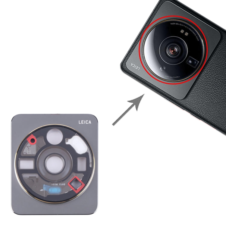 For Xiaomi 12s Ultra Camera Lens Cover (Grey) - Camera by PMC TechLife | Online Shopping South Africa | PMC TechLife