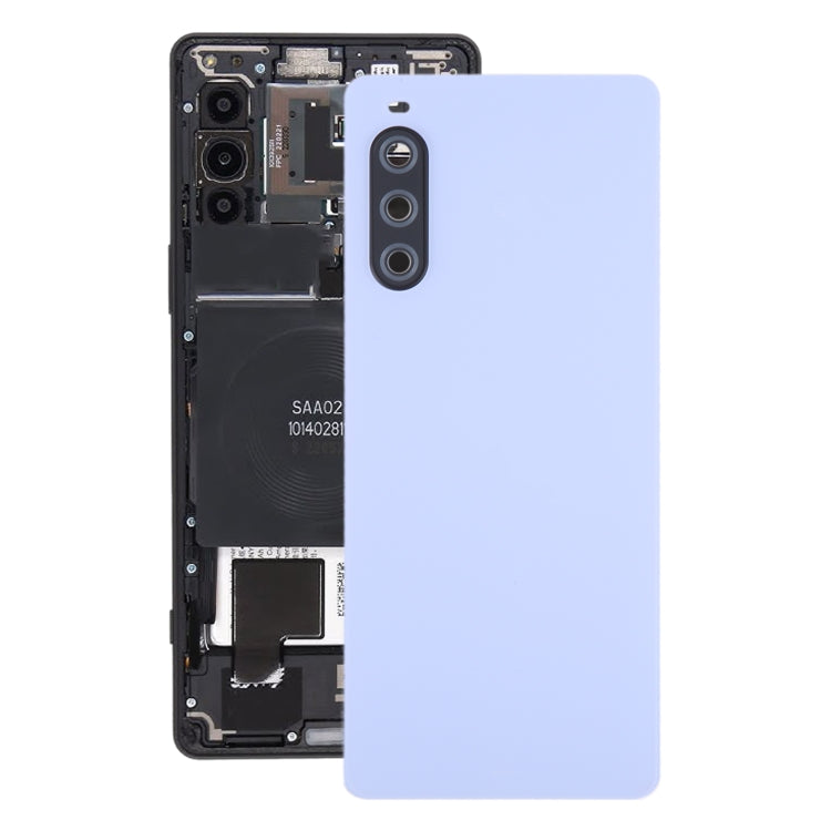 For Sony Xperia 10 V Original Battery Back Cover with Camera Lens Cover(Purple) - Back Cover by PMC TechLife | Online Shopping South Africa | PMC TechLife