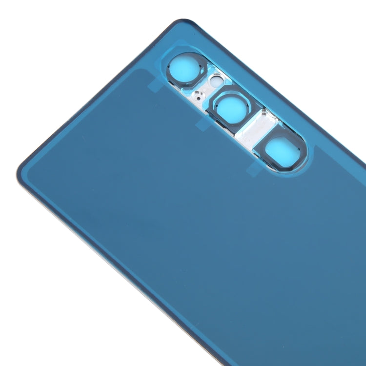 For Sony Xperia 1 V Original Battery Back Cover with Camera Lens Cover(Silver) - Back Cover by PMC TechLife | Online Shopping South Africa | PMC TechLife