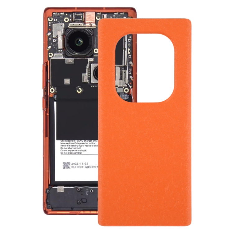 For Tecno Phantom X2 Pro AD9 Original Battery Back Cover(Orange) - Back Cover by PMC TechLife | Online Shopping South Africa | PMC TechLife