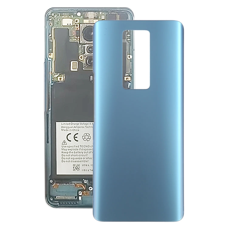 For Tecno Phantom X AC8 Original Battery Back Cover(Blue) - Back Cover by PMC TechLife | Online Shopping South Africa | PMC TechLife
