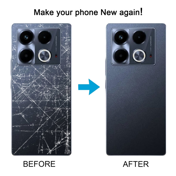 For Infinix Note 40 4G X6853 Original Battery Back Cover(Black) - Back Cover by PMC TechLife | Online Shopping South Africa | PMC TechLife