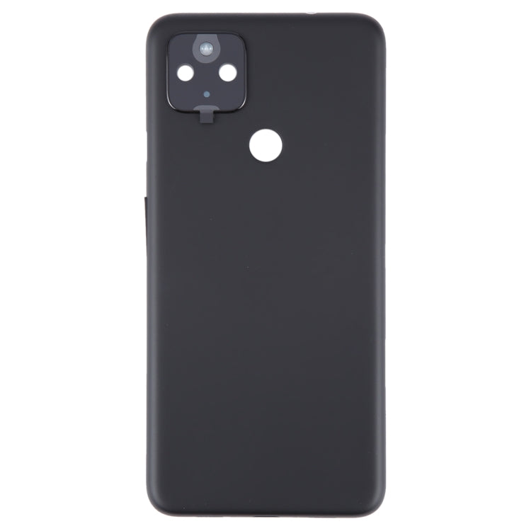 For Google Pixel 4A 5G Battery Back Cover with Camera Lens Cover(Black) - Back Cover by PMC TechLife | Online Shopping South Africa | PMC TechLife
