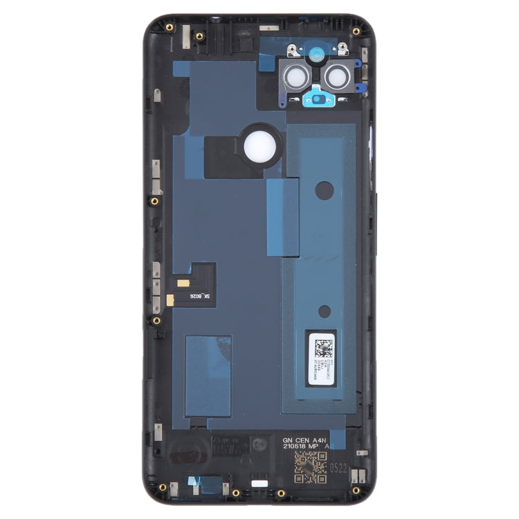 For Google Pixel 4A 5G Battery Back Cover with Camera Lens Cover(Black) - Back Cover by PMC TechLife | Online Shopping South Africa | PMC TechLife