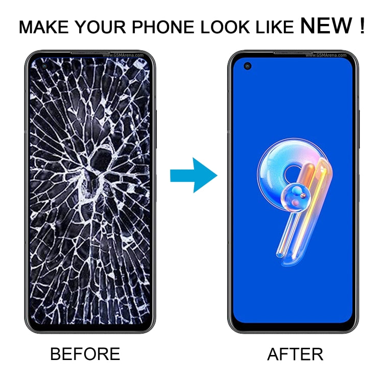 For Asus Zenfone 9 9Z AI2202 Original LCD Screen Digitizer Full Assembly with Frame (Black) - LCD Screen by PMC TechLife | Online Shopping South Africa | PMC TechLife