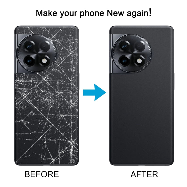 For OnePlus 11R Battery Back Cover with Camera Lens Cover(Green) - Back Cover by PMC TechLife | Online Shopping South Africa | PMC TechLife | Buy Now Pay Later Mobicred