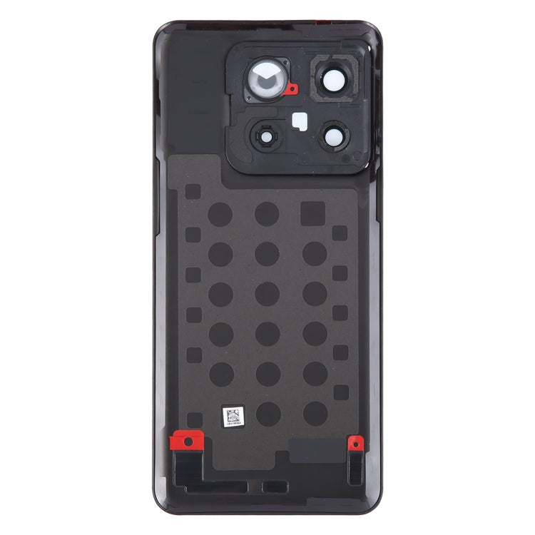For OnePlus 10T Battery Back Cover with Camera Lens Cover(Black) - Back Cover by PMC TechLife | Online Shopping South Africa | PMC TechLife | Buy Now Pay Later Mobicred