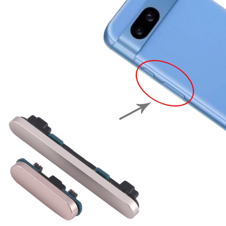 For Google Pixel 8A Power Button + Volume Control Button (Gold) - Others by PMC TechLife | Online Shopping South Africa | PMC TechLife | Buy Now Pay Later Mobicred