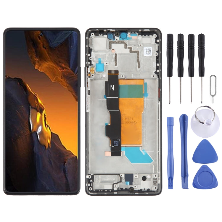For Xiaomi Poco F5 Original AMOLED Material LCD Screen Digitizer Full Assembly with Frame (Black) - LCD Screen by PMC TechLife | Online Shopping South Africa | PMC TechLife