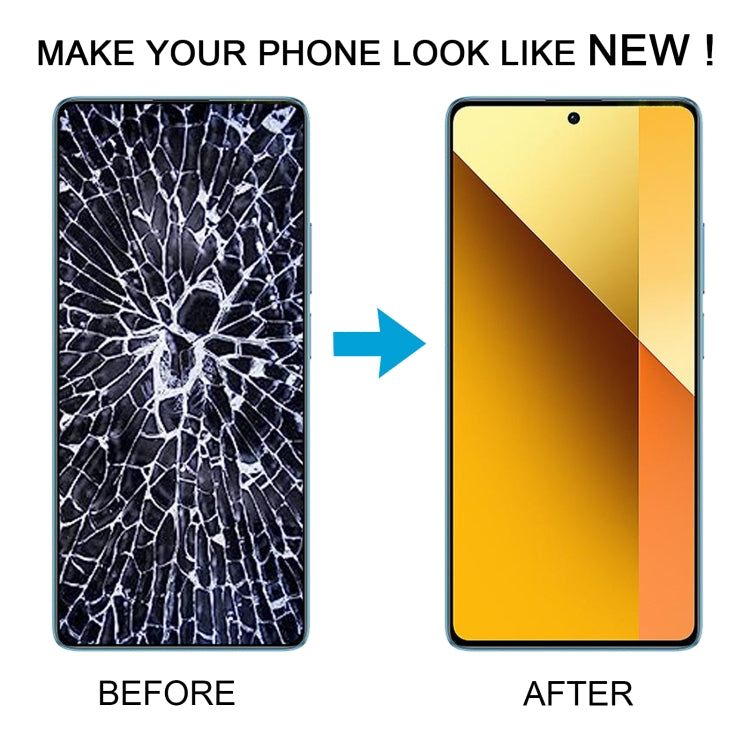 For Xiaomi Redmi Note 13 5G Original AMOLED Material LCD Screen Digitizer Full Assembly with Frame (Blue) - free shipping - PMC TechLife - Order now!