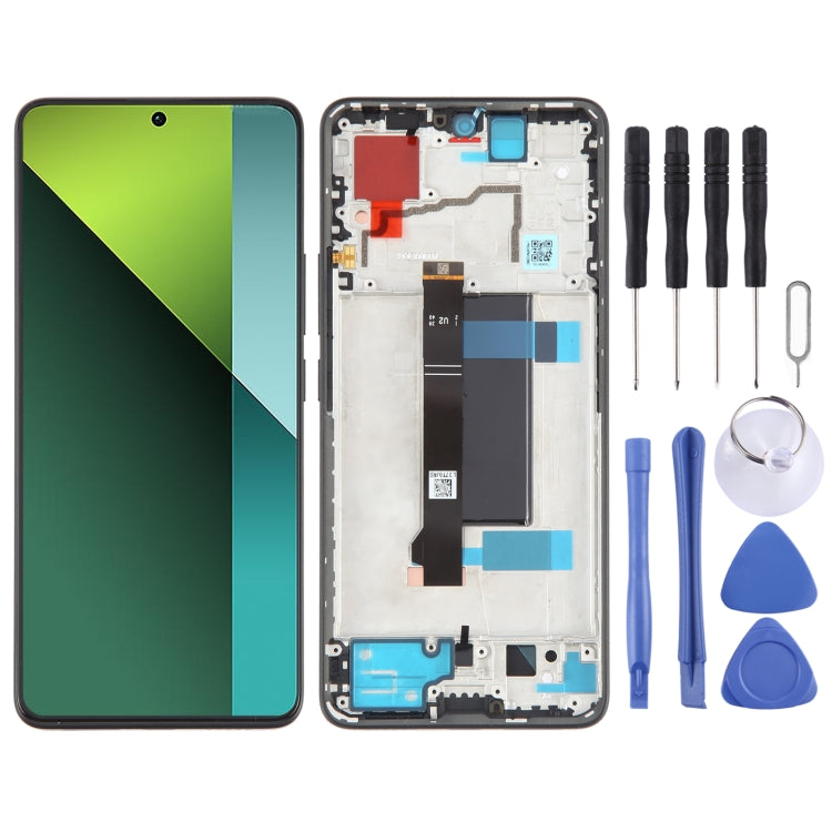 For Xiaomi Poco X6 Original AMOLED Material LCD Screen Digitizer Full Assembly with Frame (Black) - LCD Screen by PMC TechLife | Online Shopping South Africa | PMC TechLife