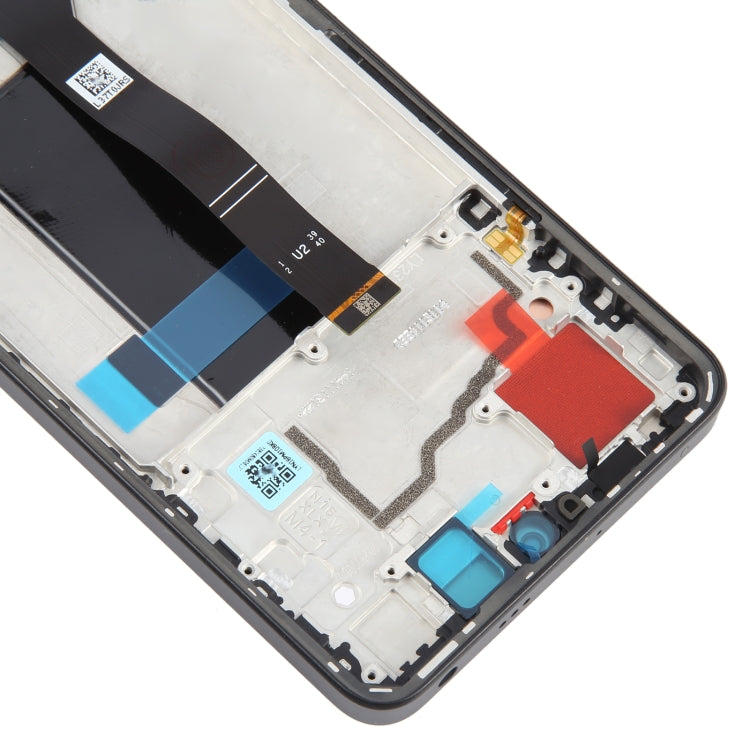 For Xiaomi Redmi Note 13 Pro 5G Original AMOLED Material LCD Screen Digitizer Full Assembly with Frame (Black) - LCD Screen by PMC TechLife | Online Shopping South Africa | PMC TechLife