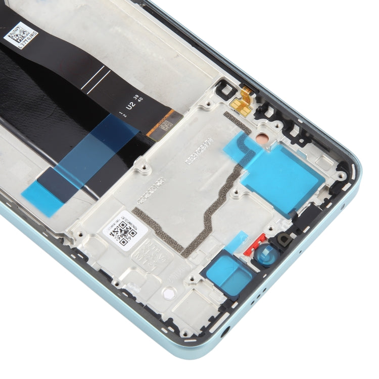 For Xiaomi Redmi Note 13 Pro 5G Original AMOLED Material LCD Screen Digitizer Full Assembly with Frame (Blue) - LCD Screen by PMC TechLife | Online Shopping South Africa | PMC TechLife