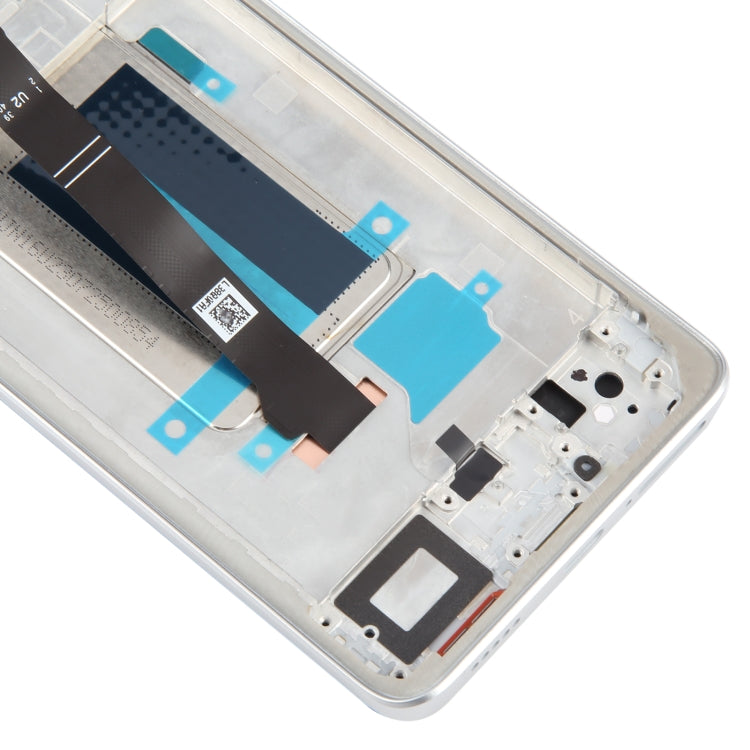 For Xiaomi Redmi Note 13 Pro+ Original AMOLED Material LCD Screen Digitizer Full Assembly with Frame (Silver) - LCD Screen by PMC TechLife | Online Shopping South Africa | PMC TechLife