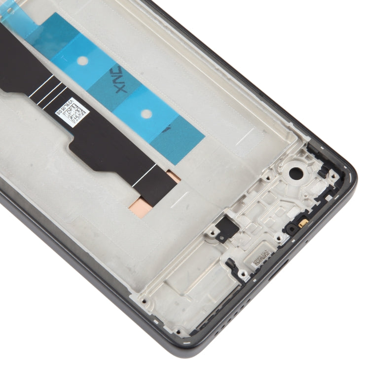 For Xiaomi Poco M6 Pro 4G Original AMOLED Material LCD Screen Digitizer Full Assembly with Frame (Black) - LCD Screen by PMC TechLife | Online Shopping South Africa | PMC TechLife