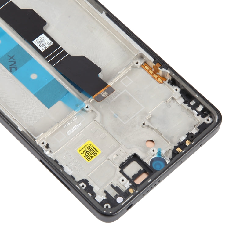 For Xiaomi Poco M6 Pro 4G Original AMOLED Material LCD Screen Digitizer Full Assembly with Frame (Black) - LCD Screen by PMC TechLife | Online Shopping South Africa | PMC TechLife