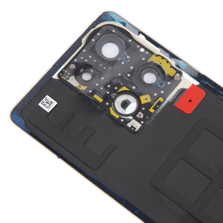 For OPPO Reno9 Pro+ Original Battery Back Cover with Camera Lens Cover(Gold) - Back Cover by PMC TechLife | Online Shopping South Africa | PMC TechLife | Buy Now Pay Later Mobicred