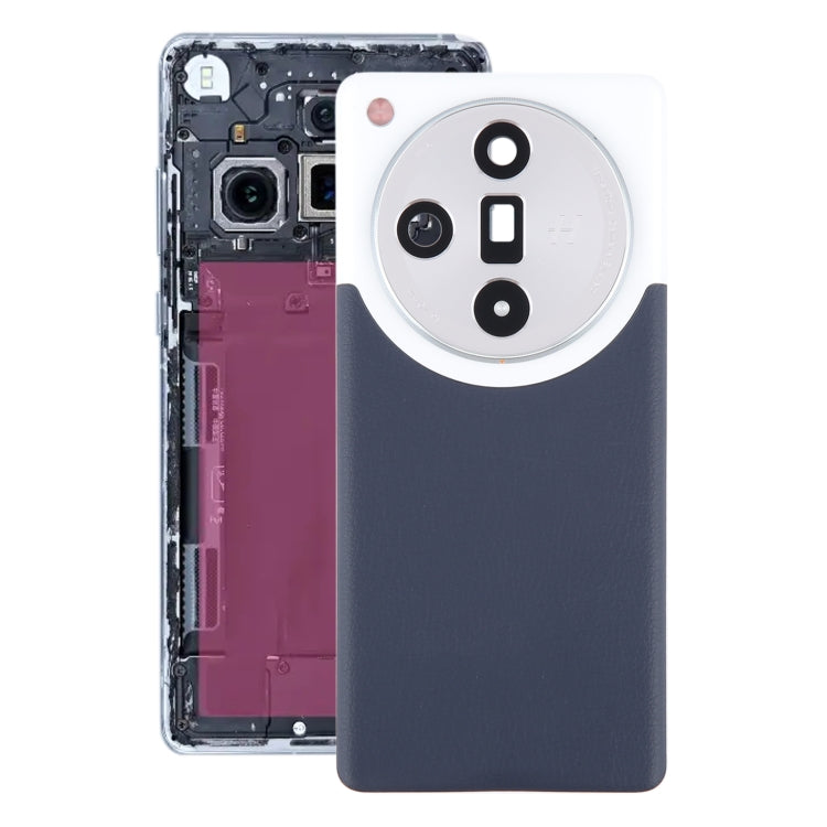 For OPPO Find X7 Original Battery Back Cover with Camera Lens Cover(Blue) - Back Cover by PMC TechLife | Online Shopping South Africa | PMC TechLife