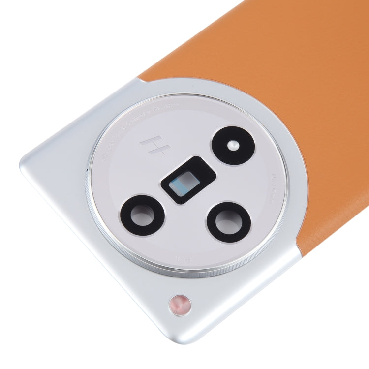 For OPPO Find X7 Ultra Original Battery Back Cover with Camera Lens Cover(Brown) - Back Cover by PMC TechLife | Online Shopping South Africa | PMC TechLife