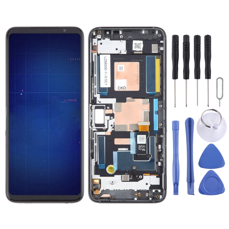 For Asus ROG Phone 6 Original LCD Screen Digitizer Full Assembly with Frame (Black) - LCD Screen by PMC TechLife | Online Shopping South Africa | PMC TechLife | Buy Now Pay Later Mobicred