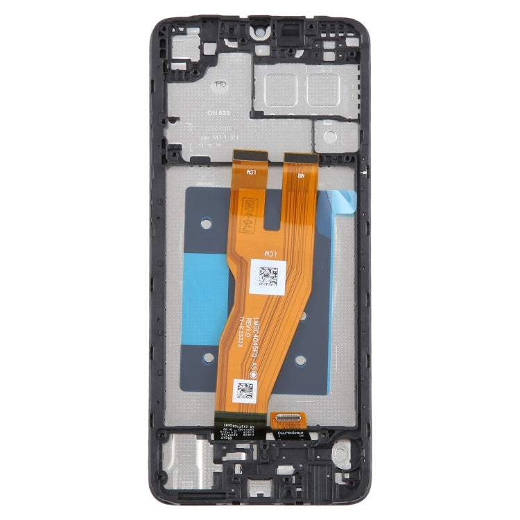 For Samsung Galaxy A05 SM-A055F Original LCD Screen Digitizer Full Assembly with Frame (Black) - free shipping - PMc TechLife - Order now!