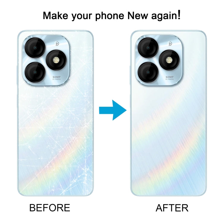For itel P55 Original Battery Back Cover(Black) -  by PMC TechLife | Online Shopping South Africa | PMC TechLife | Buy Now Pay Later Mobicred