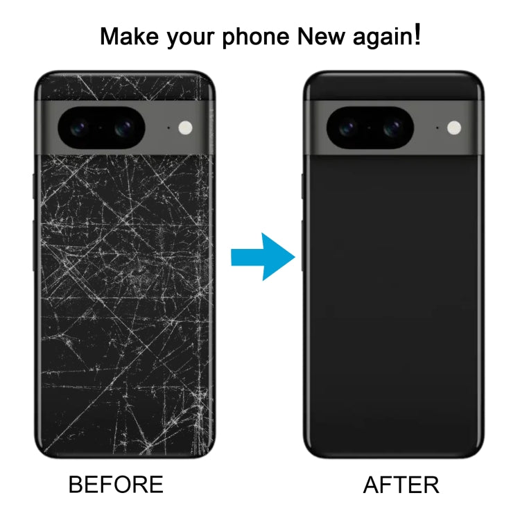 For Google Pixel 8a Original Battery Back Cover(Silver) - Back Cover by PMC TechLife | Online Shopping South Africa | PMC TechLife | Buy Now Pay Later Mobicred