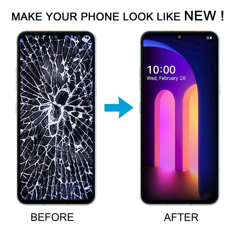For LG V60 ThinQ KR Version Original LCD Screen Digitizer Full Assembly with Frame (Gold) - For LG by PMC TechLife | Online Shopping South Africa | PMC TechLife | Buy Now Pay Later Mobicred