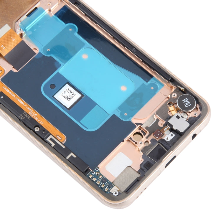 For LG V60 ThinQ US Version Original LCD Screen Digitizer Full Assembly with Frame (Gold) - For LG by PMC TechLife | Online Shopping South Africa | PMC TechLife | Buy Now Pay Later Mobicred