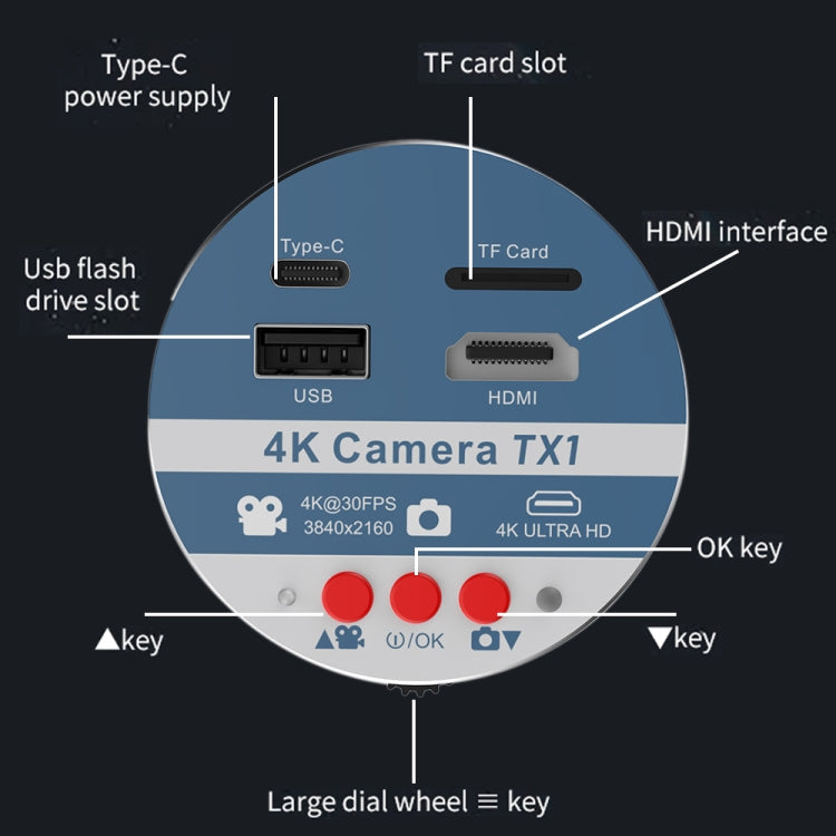 Kaisi TX1 IMX678 Sensor 55MP 4K Ultra HD Industry Microscope Camera - free shipping - PMC TechLife - Order now!