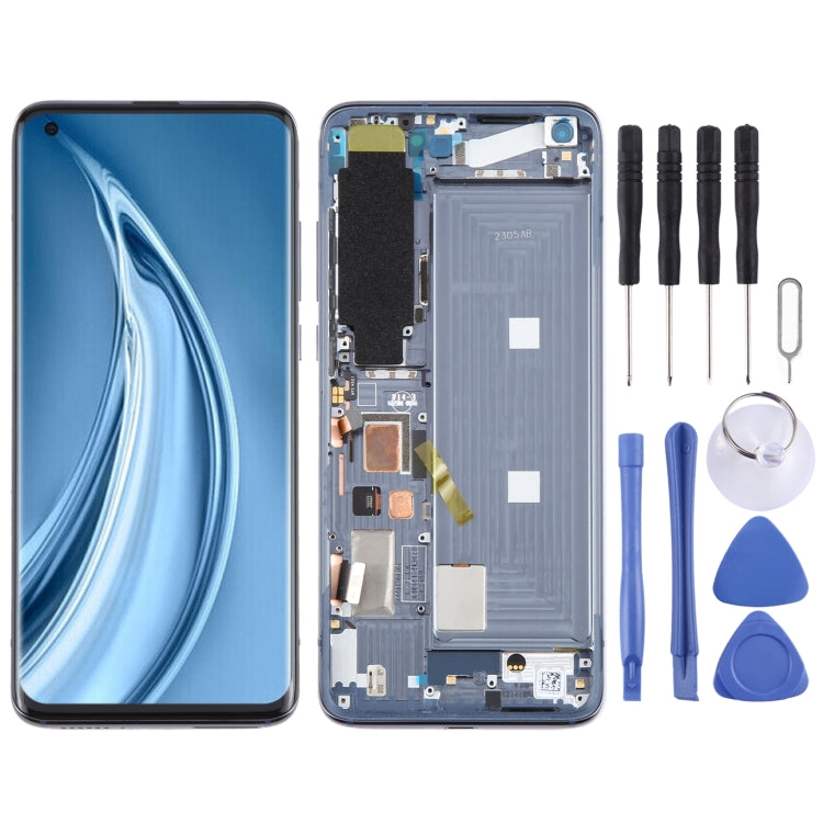 For Xiaomi Mi 10s Original AMOLED LCD Screen Digitizer Full Assembly with Frame (Black) - LCD Screen by PMC TechLife | Online Shopping South Africa | PMC TechLife | Buy Now Pay Later Mobicred