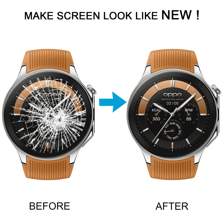 For OPPO Watch X Original LCD Screen and Digitizer Full Assembly With Frame (Silver) - Other by PMC TechLife | Online Shopping South Africa | PMC TechLife | Buy Now Pay Later Mobicred