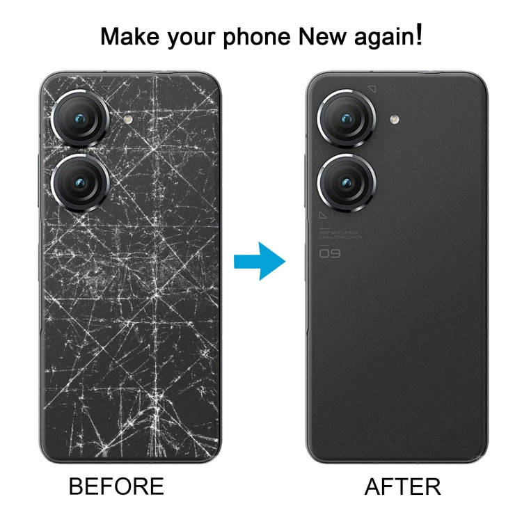 For Asus Zenfone 9 AI2202 Original Battery Back Cover with Camera Lens Cover(Red) - Back Cover by PMC TechLife | Online Shopping South Africa | PMC TechLife | Buy Now Pay Later Mobicred