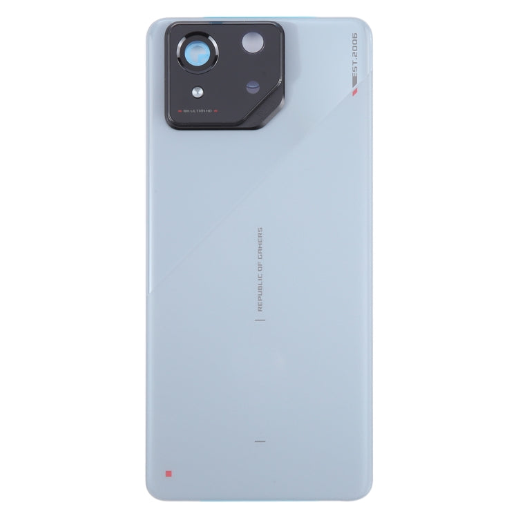 For Asus ROG Phone 8 AI2401 Original Glass Battery Back Cover with Camera Lens Cover(Grey) - Back Cover by PMC TechLife | Online Shopping South Africa | PMC TechLife | Buy Now Pay Later Mobicred