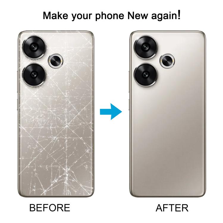 For Xiaomi Redmi Turbo 3 Original Battery Back Cover(Black) - Back Cover by PMc TechLife | Online Shopping South Africa | PMc TechLife | Buy Now Pay Later Mobicred