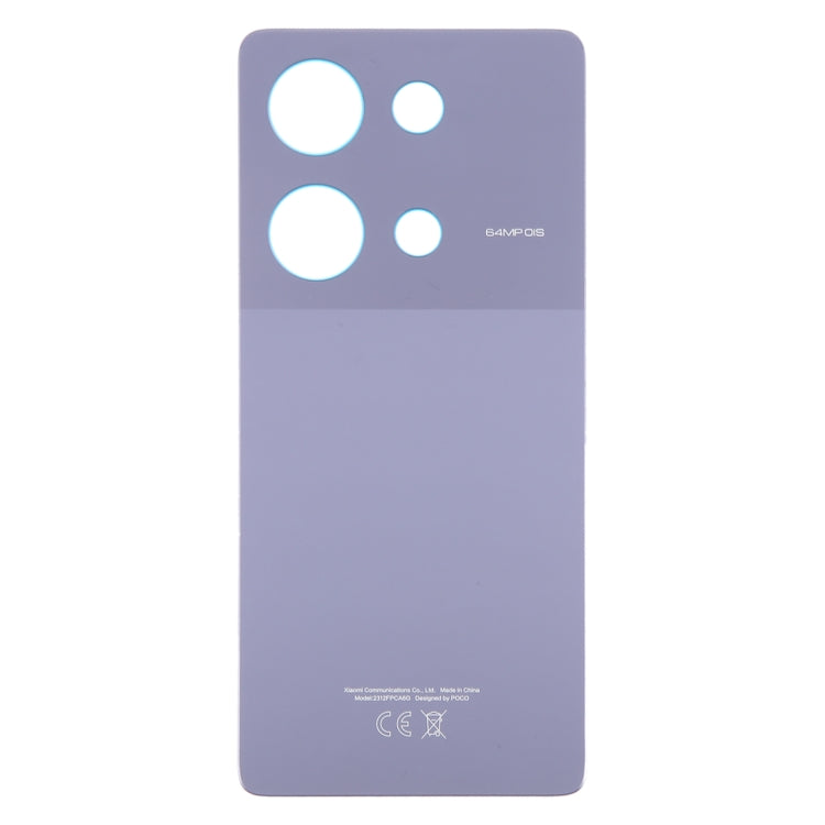 For Xiaomi Poco M6 Pro 4G Original Battery Back Cover(Purple) - free shipping - PMC Jewellery - Order now!