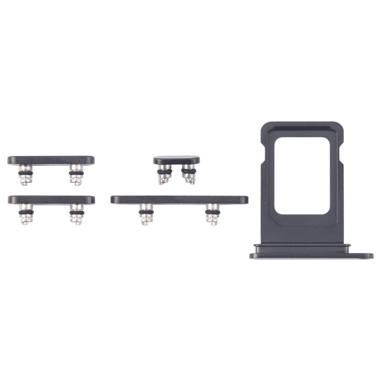 For iPhone 16 Pro Original SIM Card Tray + SIM Card Tray + Side Keys (Black) - Others by PMC Jewellery | Online Shopping South Africa | PMC Jewellery | Buy Now Pay Later Mobicred