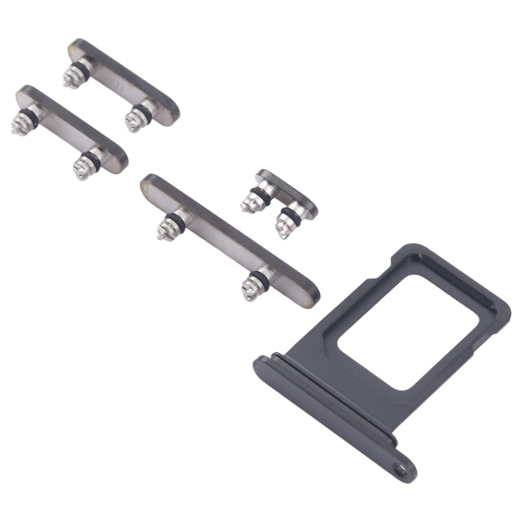 For iPhone 16 Pro Original SIM Card Tray + SIM Card Tray + Side Keys (Black) - Others by PMC Jewellery | Online Shopping South Africa | PMC Jewellery | Buy Now Pay Later Mobicred