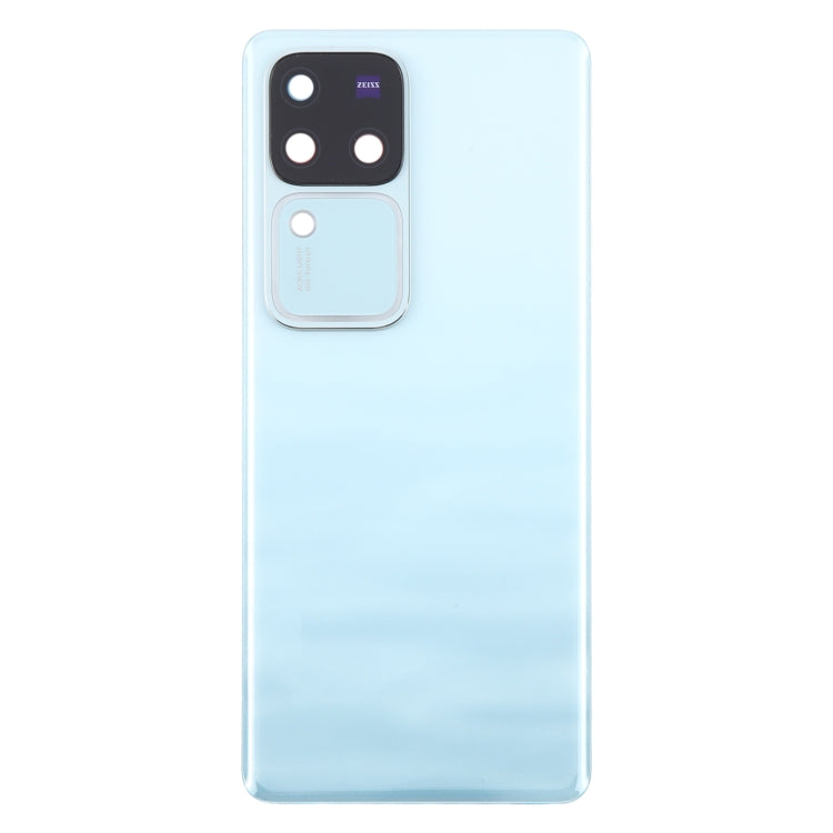 For vivo V30 Pro Battery Back Cover with Camera Lens Cover(Blue) - Back Cover by PMC TechLife | Online Shopping South Africa | PMC TechLife | Buy Now Pay Later Mobicred