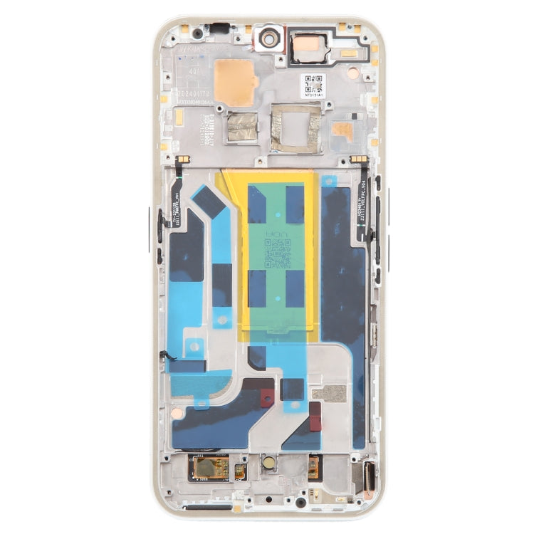 For Nothing Phone (2A) A142 5G Original AMOLED LCD Screen Digitizer Full Assembly with Frame (White) - For Nothing by PMC TechLife | Online Shopping South Africa | PMC TechLife | Buy Now Pay Later Mobicred