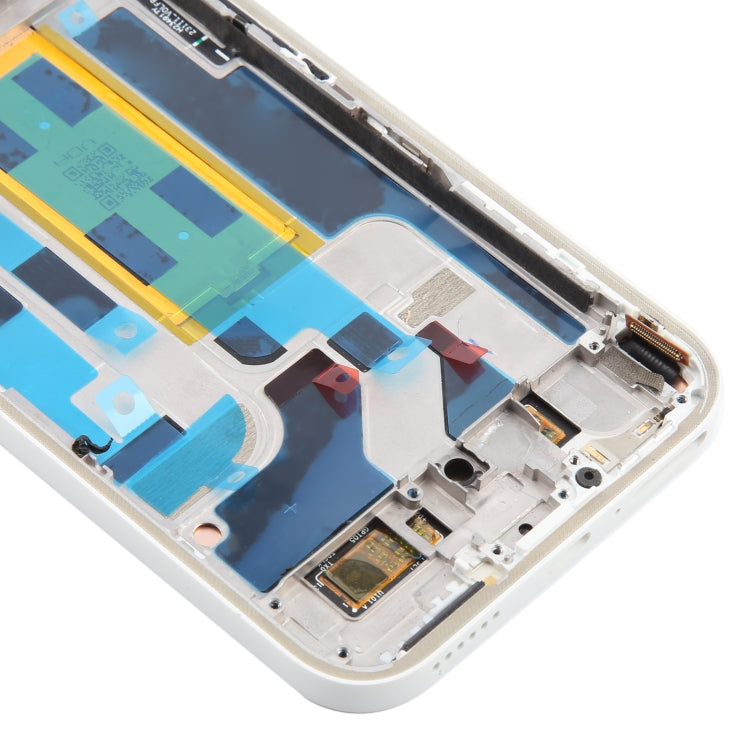 For Nothing Phone (2A) A142 5G Original AMOLED LCD Screen Digitizer Full Assembly with Frame (White) - For Nothing by PMC TechLife | Online Shopping South Africa | PMC TechLife | Buy Now Pay Later Mobicred