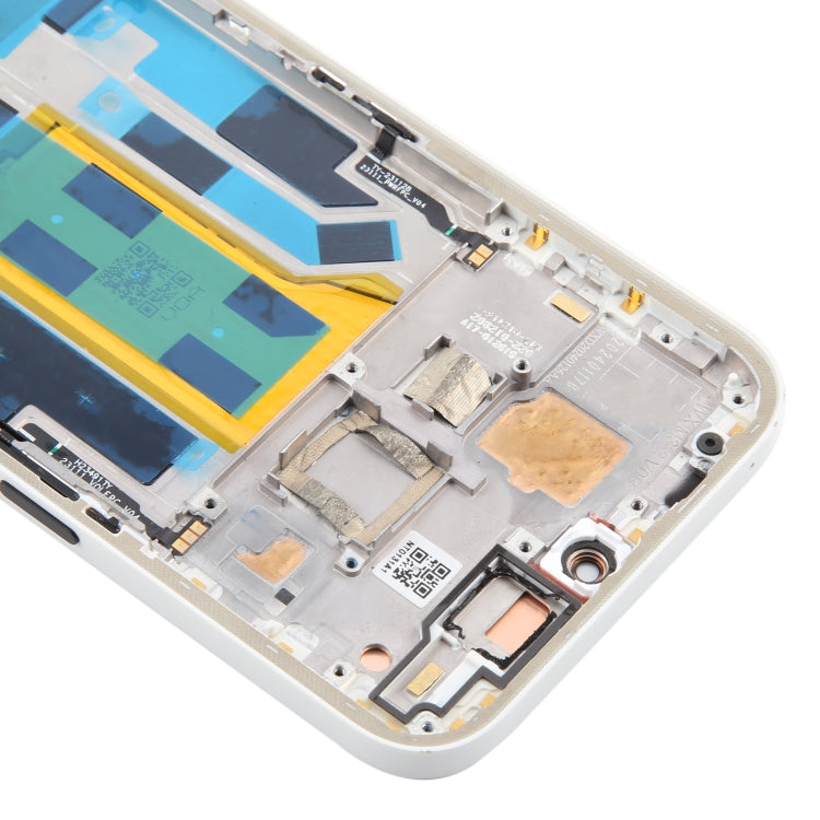 For Nothing Phone (2A) A142 5G Original AMOLED LCD Screen Digitizer Full Assembly with Frame (White) - For Nothing by PMC TechLife | Online Shopping South Africa | PMC TechLife | Buy Now Pay Later Mobicred