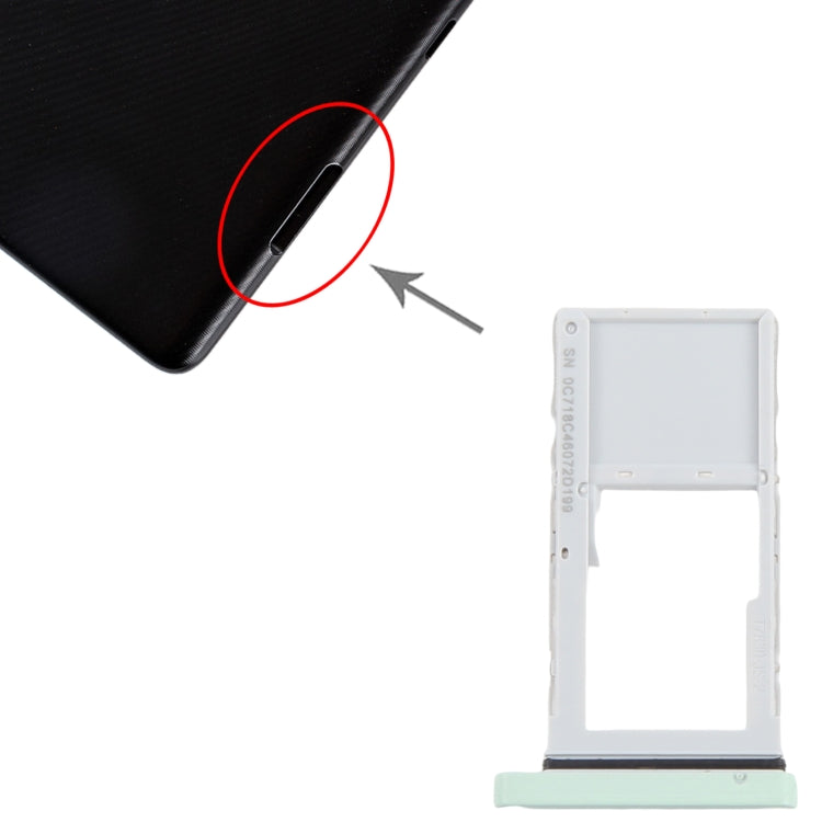 For TCL NxtPaper 10s 4G Original Micro SD Card Tray (Green) - For TCL by PMc TechLife | Online Shopping South Africa | PMc TechLife | Buy Now Pay Later Mobicred