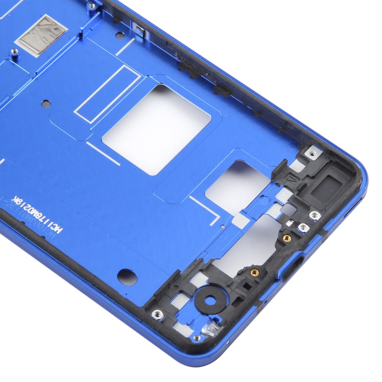 For Sharp Aquos R5G Original Middle Frame Bezel Plate (Blue) - For Sharp by PMC TechLife | Online Shopping South Africa | PMC TechLife | Buy Now Pay Later Mobicred