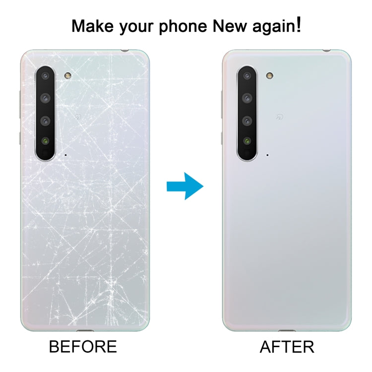 For Sharp Aquos R5G Original Battery Back Cover(White) - For Sharp by PMC TechLife | Online Shopping South Africa | PMC TechLife | Buy Now Pay Later Mobicred